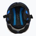 Casco da sci per bambini UVEX Rocket Visor Jr blu opaco/blu specchio/fumo 5
