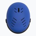 Casco da sci per bambini UVEX Rocket Visor Jr blu opaco/blu specchio/fumo 6