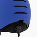 Casco da sci per bambini UVEX Rocket Visor Jr blu opaco/blu specchio/fumo 8