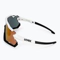 Occhiali da sole UVEX Sportstyle 228 bianco nero/rosso specchiato 4