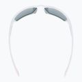 Occhiali da sole UVEX Sportstyle 233 P bianco opaco/polavisione rosso specchio 9