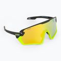 Occhiali da sole UVEX Sportstyle 231 nero giallo opaco/giallo specchiato