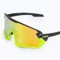 Occhiali da sole UVEX Sportstyle 231 nero giallo opaco/giallo specchiato 5