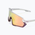 Occhiali da sole UVEX Sportstyle 231 argento prugna opaco/rosso specchiato 5