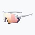 Occhiali da sole UVEX Sportstyle 231 argento prugna opaco/rosso specchiato 6