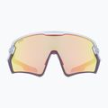 Occhiali da sole UVEX Sportstyle 231 argento prugna opaco/rosso specchiato 8