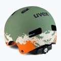 Casco da bici per bambini UVEX Kid 3 CC verde muschio/sabbia opaco 4