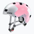 Casco da bici per bambini UVEX Kid 3 argento/rosa 6