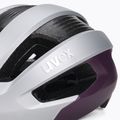 Casco da bicicletta da donna UVEX Rise CC WE argento prugna noi 7