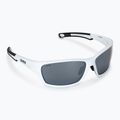 Occhiali da sole UVEX Sportstyle 232 P bianco opaco/polietilene specchiato argento