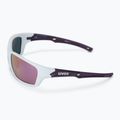 Occhiali da sole UVEX Sportstyle 232 P peacock prestige mat/polavision mirror rosa 4
