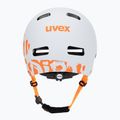 Casco per bambini UVEX Kid 3 CC dirt bike light grey/orange 4