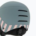Casco da sci per bambini UVEX Rocket Visor Jr rhino/blush matt/mirror silver/lasergold lite 8
