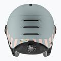 Casco da sci per bambini UVEX Rocket Visor Jr rhino/blush matt/mirror silver/lasergold lite 3