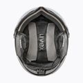 Casco da sci UVEX Wanted Visor glacier/rhino matt/mirror silver smoke 11