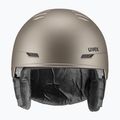 Casco da sci UVEX Wanted Soft oro argento strisce opache 11
