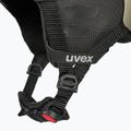 Casco da sci UVEX Wanted Soft oro argento strisce opache 7