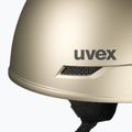 Casco da sci UVEX Wanted Soft oro argento strisce opache 8