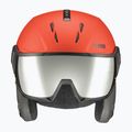 Casco da sci UVEX Instinct Visor feroce rosso/nero opaco 10