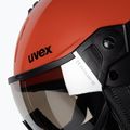 Casco da sci UVEX Instinct Visor feroce rosso/nero opaco 6