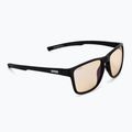 Occhiali da sole UVEX Retina Blue CV nero opaco/giallo