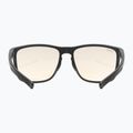 Occhiali da sole UVEX Retina Blue CV nero opaco/giallo 9