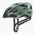 Casco da bici UVEX Active CC verde muschio/nero opaco