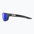 Occhiali da sole UVEX Sportstyle 706 nero opaco/blu specchiato 4