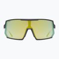 UVEX Sportstyle 235 occhiali da sole sunbee nero opaco/giallo specchiato 2