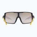 UVEX Sportstyle 235 occhiali da sole sunbee nero opaco/giallo specchiato 5