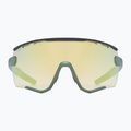 Occhiali da sole UVEX Sportstyle 236 Set verde muschio nero opaco/giallo specchio 8