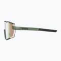 Occhiali da sole UVEX Sportstyle 236 Set verde muschio nero opaco/giallo specchio 9