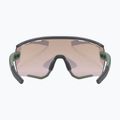 Occhiali da sole UVEX Sportstyle 236 Set verde muschio nero opaco/giallo specchio 11