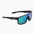 Occhiali da sole UVEX Lgl 51 nero opaco/verde specchio