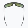 Occhiali da sole UVEX Lgl 51 nero opaco/verde specchio 8