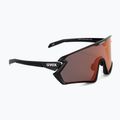 Occhiali da sole UVEX Sportstyle 231 2.0 P nero opaco/rosso specchiante