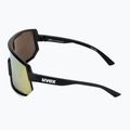 Occhiali da sole UVEX Sportstyle 235 P nero opaco/giallo specchiato 4