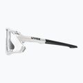 Occhiali da sole UVEX Sportstyle 228 V bianco opaco/litemirror argento 7