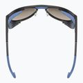 Occhiali da sole UVEX Mtn Classic CV nero opaco/blu specchiato 4