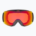 UVEX Downhill 2100 CV occhiali da sci nero lucido/specchio scarlatto/colore arancione 6