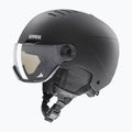 Casco da sci UVEX Wanted Visor Pro V nero opaco/variomatc fumo 6