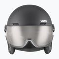 Casco da sci UVEX Wanted Visor Pro V nero opaco/variomatc fumo 7