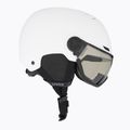 Casco da sci UVEX Wanted Visor Pro V bianco opaco/variomatc fumo 4