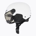 Casco da sci UVEX Wanted Visor Pro V bianco opaco/variomatc fumo 5