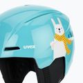 Casco da sci junior UVEX Viti Jr turquoise rabbit 7