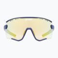 UVEX Sportstyle 236 Set di occhiali da sole blu opaco/giallo specchiato/chiaro 2