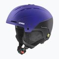 Casco da sci UVEX Stance Mips viola bash/nero opaco 7