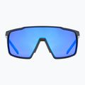 Occhiali da sole UVEX Mtn Perform S nero opaco/blu specchiato 2