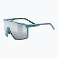 Occhiali da sole UVEX Mtn Perform S, opaco verde acqua/argento specchiante