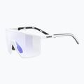 Occhiali da sole UVEX MTN Perform S V bianco opaco/blu specchiato